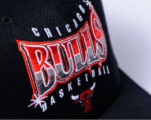 Kappe Mitchell & Ness - NBA Glow Up Classic Red Chicago Bulls Black
