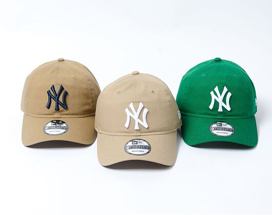 Kappe New Era - 9TWENTY League Essential - NY Yankees - Camel / White