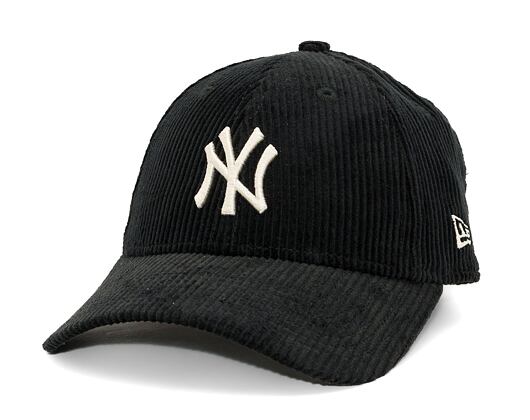 Damen Kappe New Era - 9FORTY Cord - NY Yankees - Black / Off White