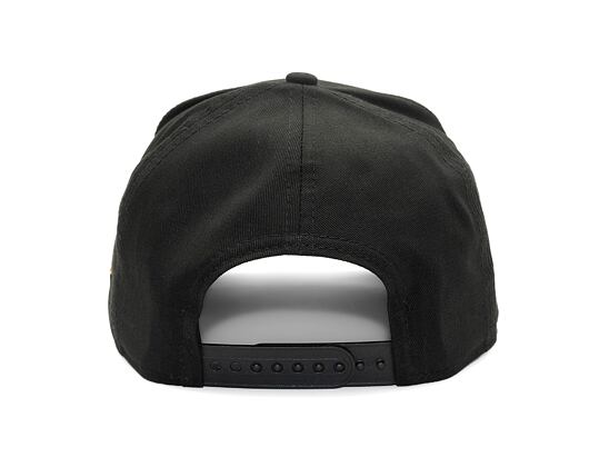 Kappe New Era - 9FORTY A-Frame NBA Metallic Patch - Chicago Bulls - Schwarz / Gold