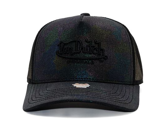 Kappe Von Dutch - Trucker Newark - Caps - Cot Twill Denim - Black