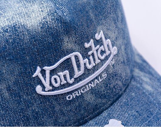 Kappe Von Dutch - Trucker Newark - Caps - Cot Twill Denim - Silver