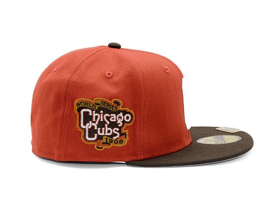 Kappe New Era - MLB Visor Clip 59FIFTY - Chicago Cubs - Rust / Brown