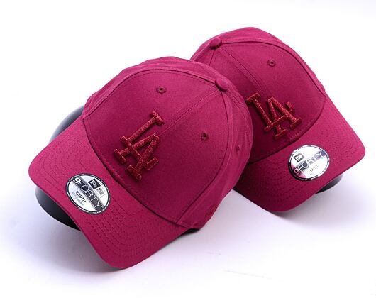 Kinder Kappe New Era - MLB Metallic 9FORTY - LA Dodgers - Burgundy