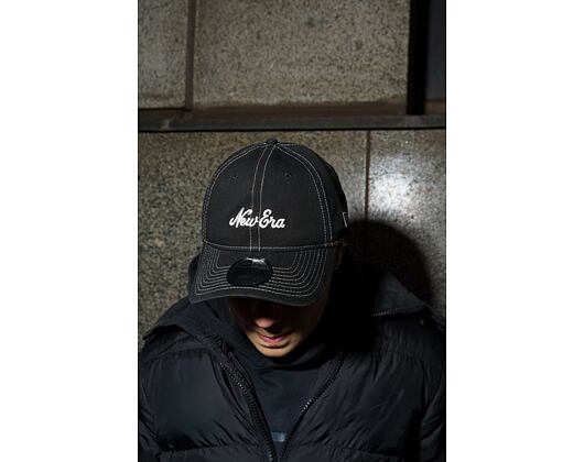 Kappe New Era - Contrast Stitch 9TWENTY - Black / White