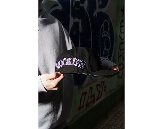 Kappe New Era - MLB Image Drop - All Over Print 59FIFTY - Colorado Rockies - Black