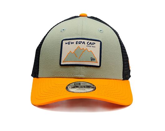 Kinder Cap New Era - Outdoor 9FORTY TRUCKER - Mintgrün / Papaya Orange
