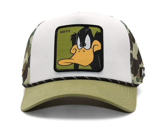 Kappi Capslab - Trucker Looney Tunes - Daffy Duck - Tarnmuster