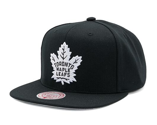 Kappe Mitchell & Ness - Toronto Maple Leafs - Evergreen Black White Snapback - Black