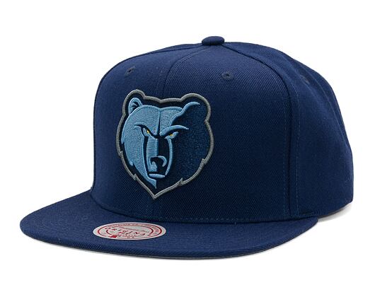 Kappe Mitchell & Ness - NBA Team Ground 2.0 Snapback - Memphis Grizzlies - Blue