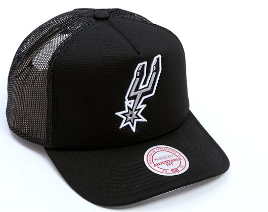 Kappe Mitchell & Ness - San Antonio Spurs - Evergreen Trucker - Black