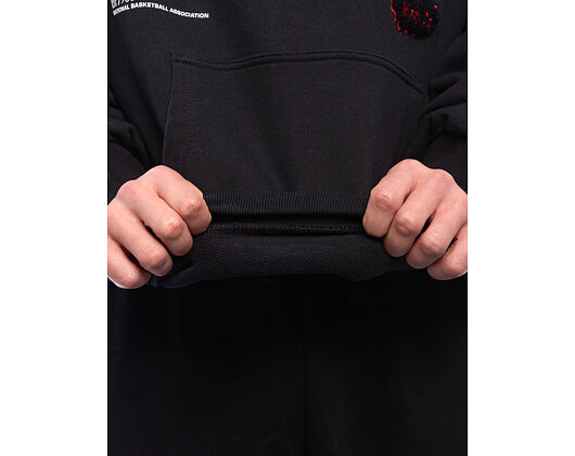 Pullover Mitchell & Ness - NBA Logo Over Hoodie - Chicago Bulls - Black