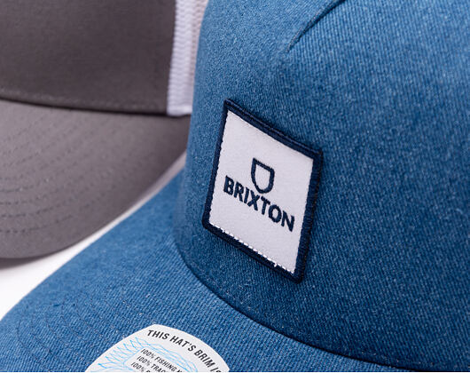 Kappe Brixton - Alpha Block X C Mp Mesh Cap - Denim/White