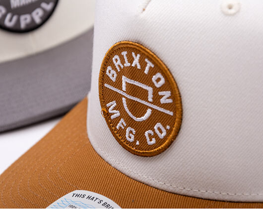 Kappe Brixton - Crest C Mp Snapback - Washed Copper/Off White