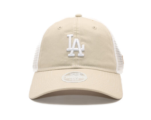 Damen Kappe New Era - MLB Washed & Mesh 9TWENTY - LA Dodgers - Stone