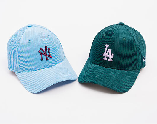 Damen Kappe New Era - MLB Cord 9FORTY - NY Yankees - Blue / Burgundy