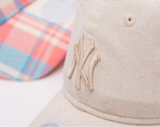 Kappe New Era - 920W MLB Linen - NY Yankees - Stone/Stone
