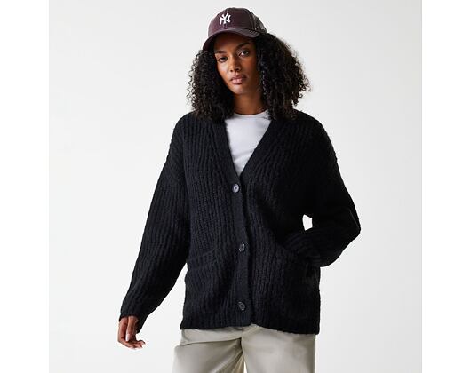 Damen Strickpullover New Era - MLB Cardigan Sweater - NY Yankees - Black