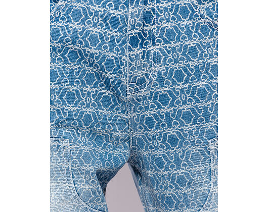 Hose Karl Kani - Og K Aop Carpenter Straight Leg Jeans Blue