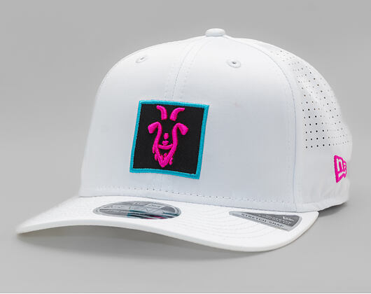 Basecap New Era - LIV Golf 9SEVENTY Stretch-Snap - Range Goats - White