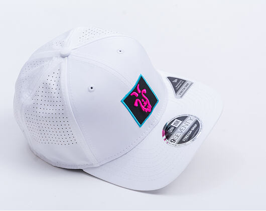 Basecap New Era - LIV Golf 9SEVENTY Stretch-Snap - Range Goats - White