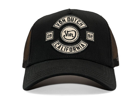 Kappe Von Dutch - Trucker - MC Logo - Black/Black