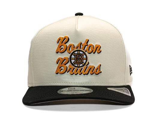 Basecap New Era - NHL Chainstitch 9FIFTY A-Frame - Boston Bruins - Chrome White