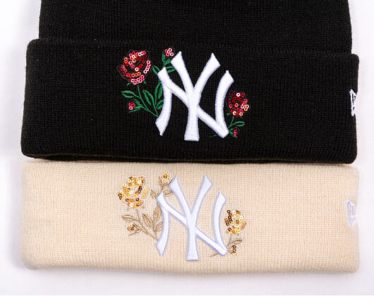 Damen Mütze New Era - MLB Sequin Rose - NY Yankees - Black