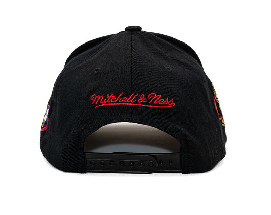 Kappe Mitchell & Ness - NBA Championship Classic Red 1996 - Chicago Bulls - Black