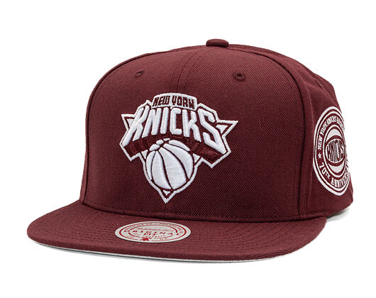Kappe Mitchell & Ness - NBA Fashion Basic Snapback - New York Knicks - Dark Purple