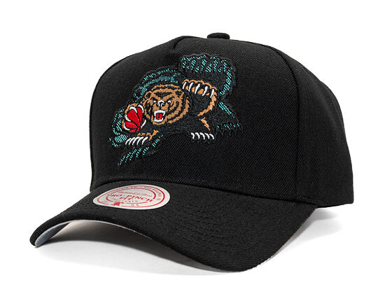 Kappe Mitchell & Ness - NBA Tilted Pro Snapback Hwc - Vancouver Grizzlies - Black
