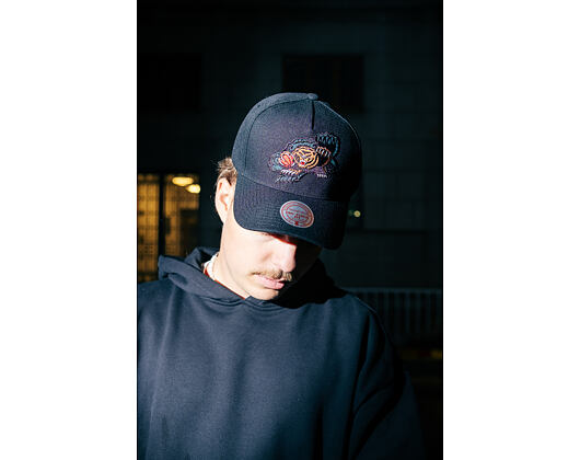 Kappe Mitchell & Ness - NBA Tilted Pro Snapback Hwc - Vancouver Grizzlies - Black