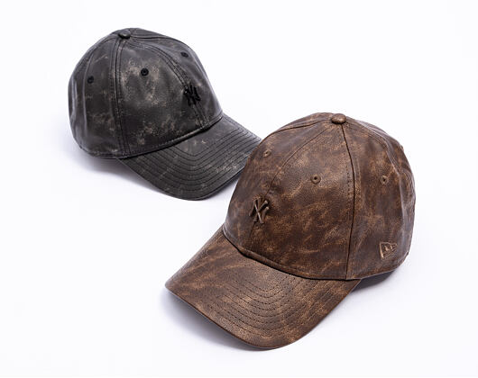 Damen Kappe New Era - MLB Worn PU 9TWENTY - NY Yankees - Brown