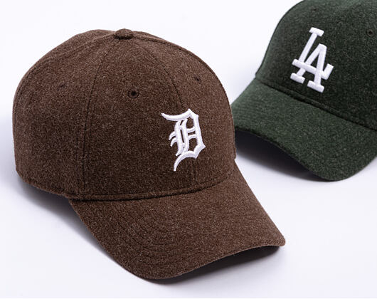 Kappe New Era - MLB Melton Wool 9FORTY - Detroit Tigers - Brown / White