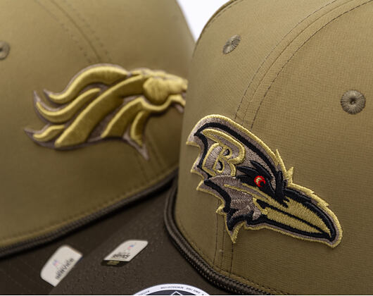 Kappe New Era - NFL25 "Salute to Service" - 9SEVENTY Stretch-Snap - Baltimore Ravens 