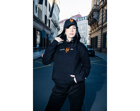 Pullover New Era - MLB Graphic Oversized Hoody - NY Mets - Black