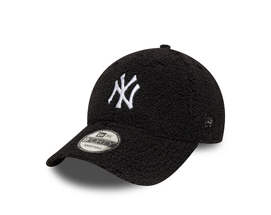Kappe New Era - MLB Winter Borg Teddy Fleece 9FORTY - NY Yankees - Black / White