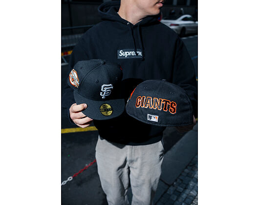 Kappe New Era - MLB "Image Drop" ALL OVER 59FIFTY - San Francisco Giants - Black