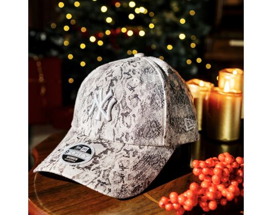 Damen Kappe New Era - MLB Snake 9FORTY - NY Yankees - Gray / White