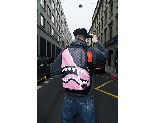 Rucksack Sprayground Pink And Black Tear Sip Backpack
