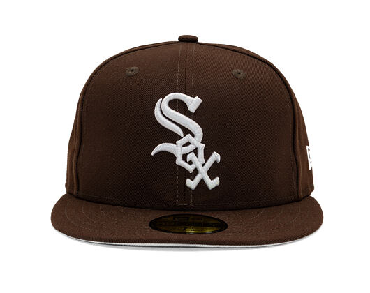 Kappe New Era - MLB Seasonal 59FIFTY - Chicago White Sox - Burnt Wood - Brown