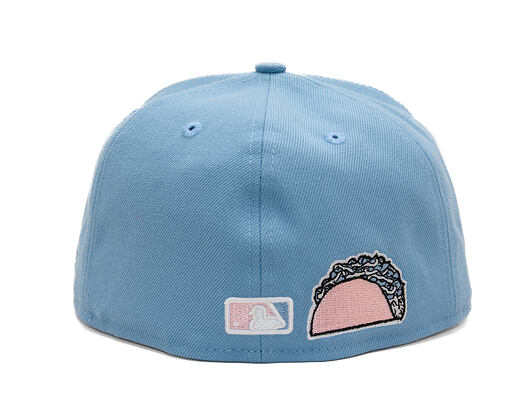 Kappe New Era - MLB Palm & Taco 59FIFTY - LA Dodgers - Sky Blue / Pink UV