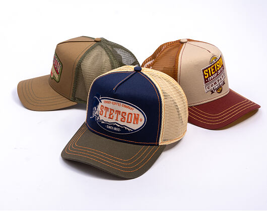 Kappe Stetson - Trucker Cap - Cowboy Coffee - 52