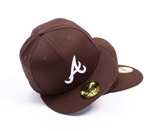 Kappe New Era - MLB Seasonal 59FIFTY - Atlanta Braves - Burnt Wood - Brown
