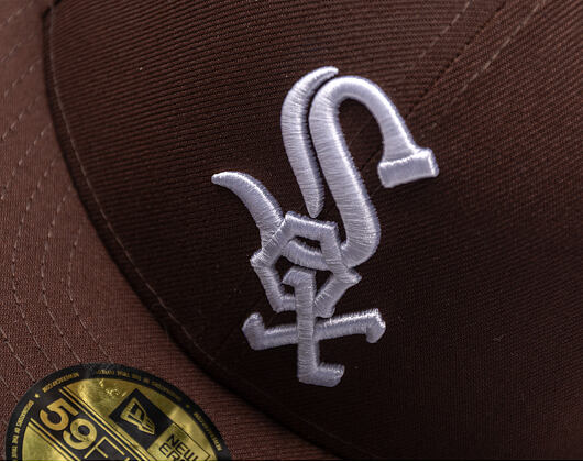 Kappe New Era - MLB Seasonal 59FIFTY - Chicago White Sox - Burnt Wood - Brown