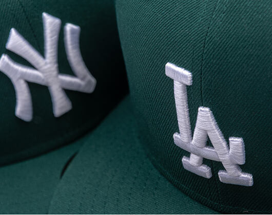 Kappe New Era - MLB Seasonal 59FIFTY - LA Dodgers - Dark Green