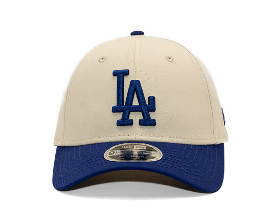 Kappe New Era - MLB Colorblock 9FORTY M-CROWN - LA Dodgers - Cream