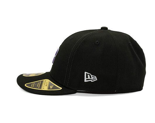 Kappe New Era - MLB Established 59FIFTY Low Profile - Colorado Rockies - Black