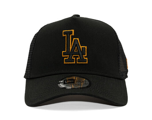 Kappe New Era - MLB Outline 9FORTY Trucker - LA Dodgers - Black
