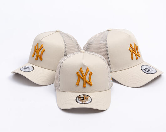 Kinder Kappe New Era - MLB Essential 9FORTY Trucker - NY Yankees - Stone